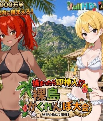 捕まったら即挿入！ 裸島かくれんぼ大会|びゅびゅ丸★-動画・アニメーション ★評価5.00