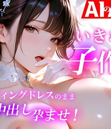 【AIのAV動画】いきなり子作り ウェディングドレスのまま中出し孕ませ！|おくみ-巨乳 ★評価5.00