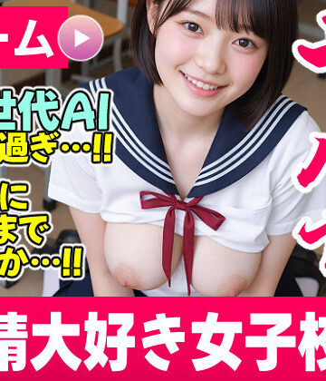 【次世代AI】射精大好き女子校生〜射精当番は君だ！絶頂へのカウントダウン！〜【AIヤバい】|コメットパンチ-動画・アニメーション ★評価