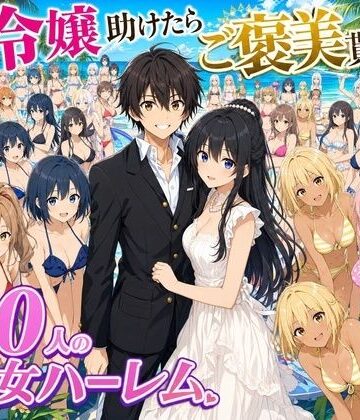 【4K動画】令嬢を助けたらご褒美を貰えた話 〜100人美少女ハーレム〜|ハーレムパラダイス-処女 ★評価