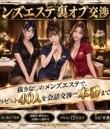 メンズエステ裏オプ交渉師〜抜きなしの店で、セラピスト40人を本番まで落とす〜|流出保管庫-人妻・主婦 ★評価