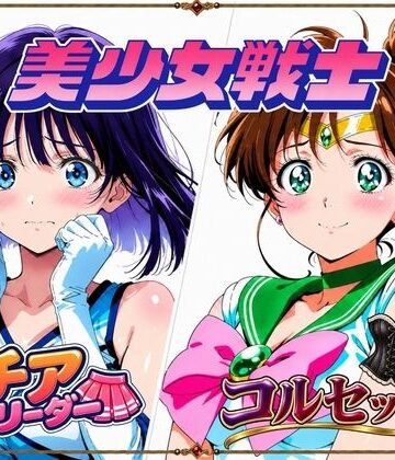【セーラージ〇ピター/セーラーサ〇ン】手籠めにされる美少女戦士|画像生成マン-変身ヒロイン ★評価5.00