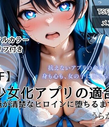 【TSF】美少女化アプリの適合者〜俺が清楚なヒロインに堕ちるまで〜|うらがえ処-イラスト・CG集 ★評価