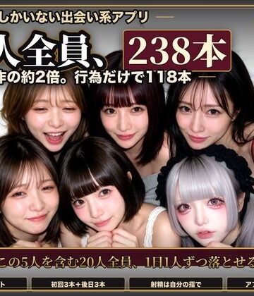 【実写系Hゲーム】ヤリマンしかいない出会い系アプリ2 〜スワイプして即ホテル〜|黒海ジュリア-辱め ★評価5.00